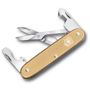 Victorinox - Daudzfunkcionāls kabatas nazis COMPANION SLIM ALOX 9,3 cm/6 funkcijas zelta krāsā