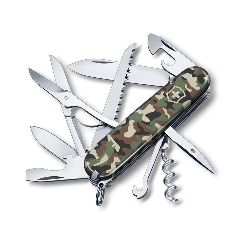 Victorinox - Daudzfunkcionāls kabatas nazis HUNTSMAN 9,1 cm/15 funkcijas kamuflāža