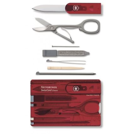 Victorinox - Daudzfunkcionāls komplekts 10 funkcijas sarkans