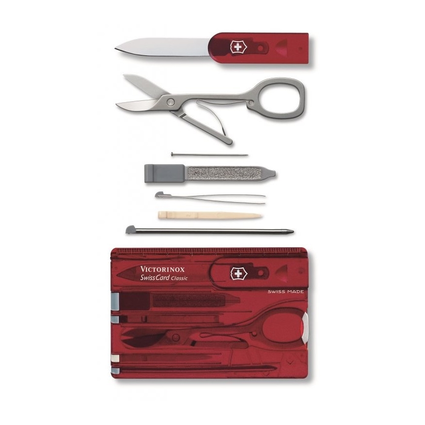 Victorinox - Daudzfunkcionāls komplekts 10 funkcijas sarkans