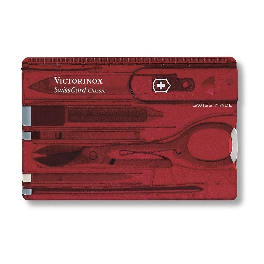 Victorinox - Daudzfunkcionāls komplekts 10 funkcijas sarkans