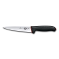 Victorinox - gaļas nazis DUAL GRIP 16 cm, melns