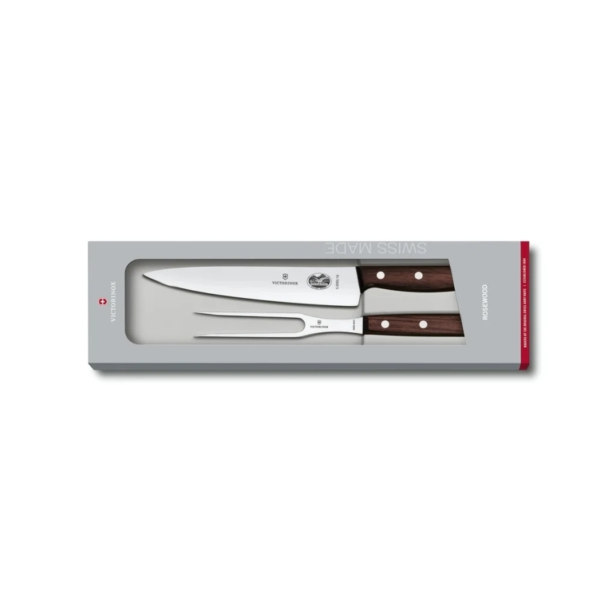 Victorinox - Porciju komplekts WOOD 2 gab. kļava