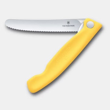 Victorinox - Saliekamais nazis SWISS CLASSIC 11 cm dzeltenais