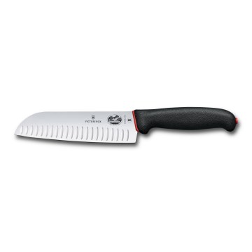Victorinox - Santoku virtuves nazis DUAL GRIP 17 cm melns