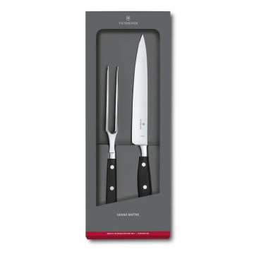 Victorinox - Šķēlēšanas komplekts GRAND MAITRE, 2 gab., melns