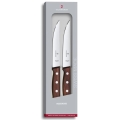 Victorinox - Steiku nažu komplekts WOOD 14 cm 2 gab. kļava