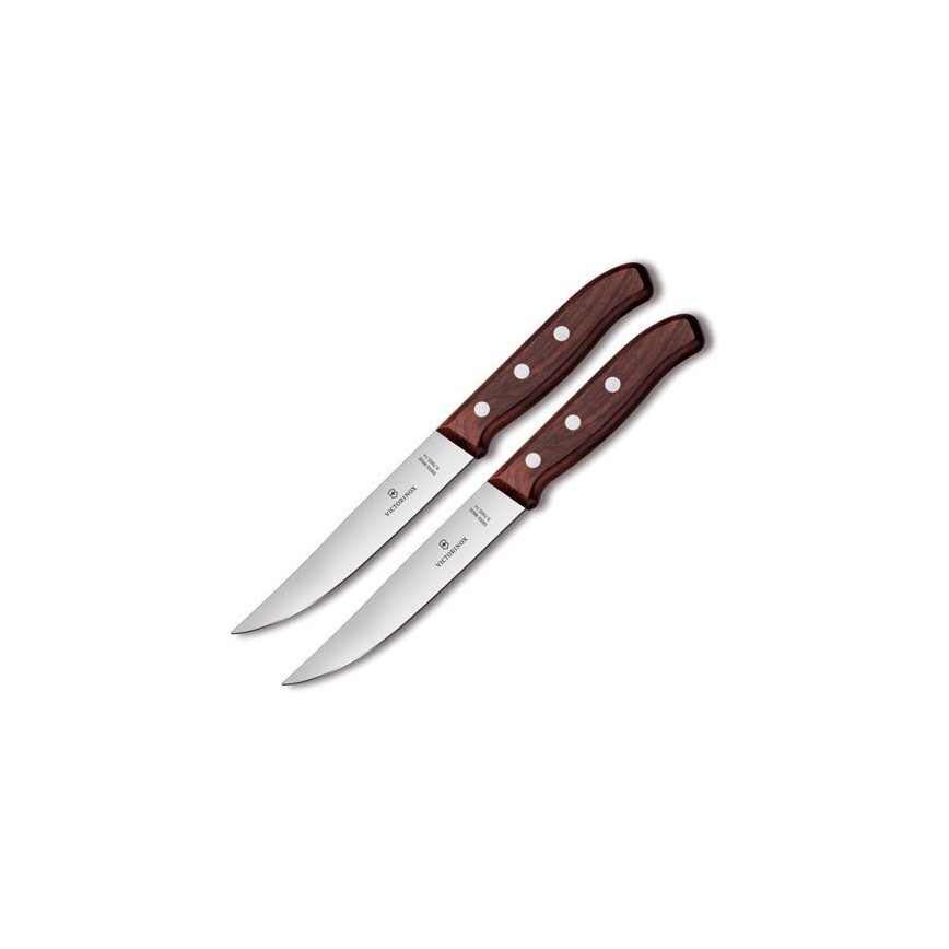 Victorinox - Steiku nažu komplekts WOOD 14 cm 2 gab. kļava
