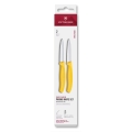 Victorinox - SWISS CLASSIC dārzeņu nazīšu komplekts, 8 cm, 2 gab., dzeltens