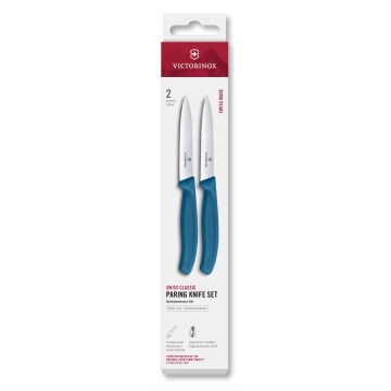 Victorinox - SWISS CLASSIC dārzeņu nažu komplekts, 10 cm, 2 gab., zils