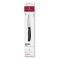 Victorinox - SWISS CLASSIC dārzeņu nažu komplekts, 11 cm, 6 gab., melns