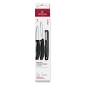 Victorinox - SWISS CLASSIC virtuves nažu komplekts ar mizotāju, 3 gab., melns