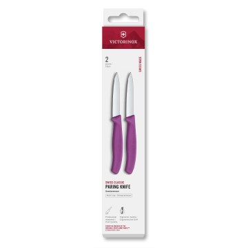 Victorinox - virtuves dārzeņu nažu komplekts SWISS CLASSIC, 8 cm, 2 gab., violets
