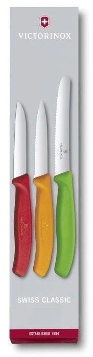 Victorinox - Virtuves nažu komplekts dārzeņiem 3 gab. krāsu sajaukums
