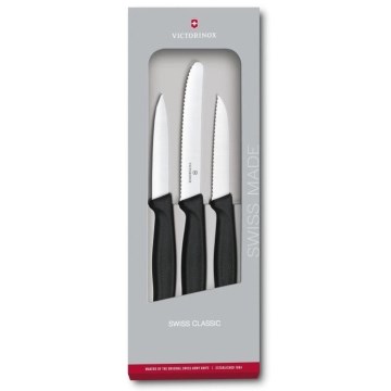 Victorinox - Virtuves nažu komplekts dārzeņiem 3 gab. melna