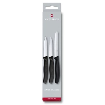 Victorinox - Virtuves nažu komplekts dārzeņiem 3 gab. melna