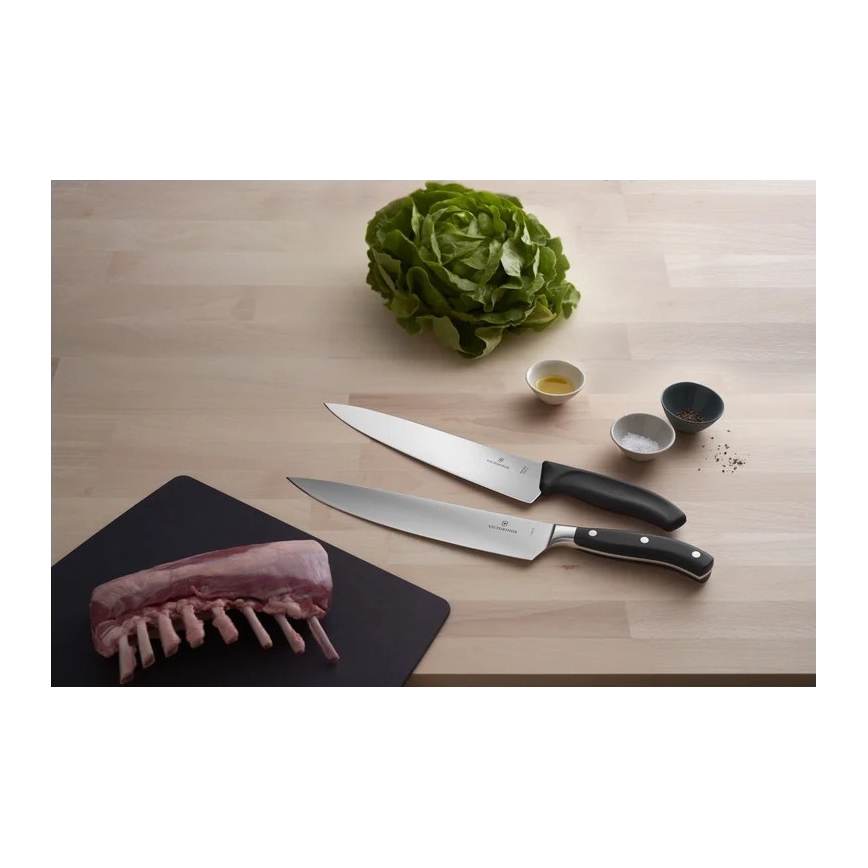 Victorinox - virtuves šefpavāra nazis GRAND MAITRE 25 cm melns