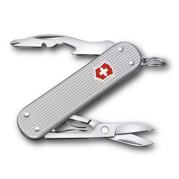 Victorinox — kompaktīgs daudzfunkcionāls kabatas nazis COMPANION S ALOX, 5,8 cm, 5 funkcijas, sudraba