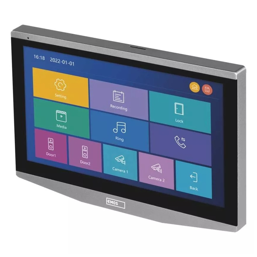Video durvju zvana papildu ekrāns GoSmart 12V Wi-Fi Tuya