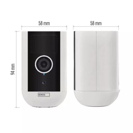 Viedā āra kamera ar kustību sensoru GoSmart 5V 9600mAh IP65 Wi-Fi Tuya
