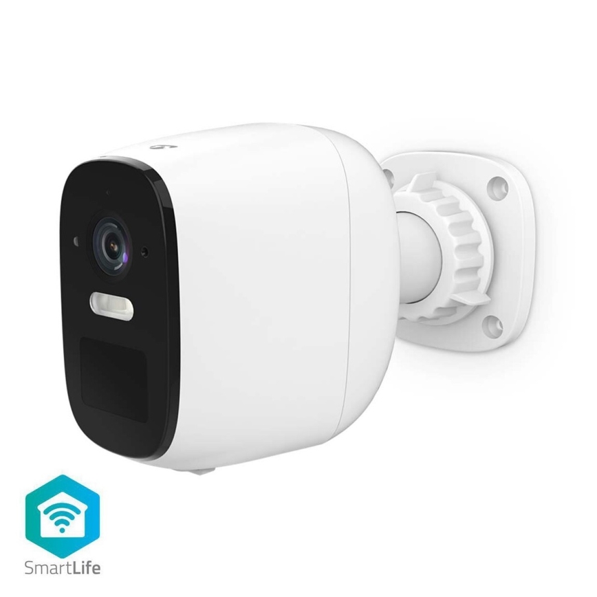 Viedā āra uzlādējams kamera ar sensoru SmartLife 4MP Quad HD 1440p 5V/5200mAh Wi-Fi Tuya IP66