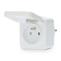 Viedā kontaktligzda 3680W/230V/ Type E/16A Wi-Fi Tuya IP44