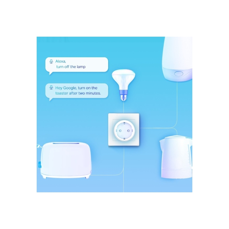 Viedā kontaktligzda F 3680W Wi-Fi