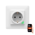 Viedā kontaktligzda SMART 3680W/230V/16A Wi-Fi Tuya SCHUKO