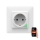 Viedā kontaktligzda SMART 3680W/230V/16A Wi-Fi Tuya SCHUKO