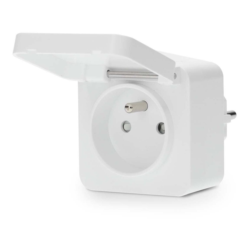 Viedā kontaktligzda Smartlife 3680W/230V/ Type E/16A Wi-Fi Tuya IP44