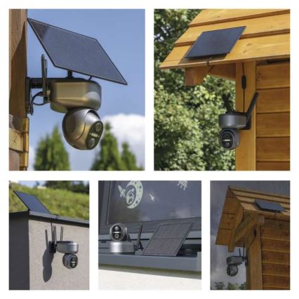 Viedā saules kamera ar GoSmart sensoru 4G/LTE 10400 mAh 5V IP65 Tuya