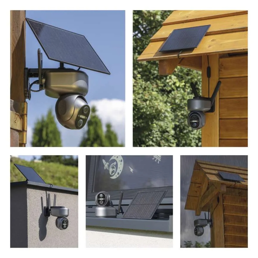 Viedā saules kamera ar GoSmart sensoru 4G/LTE 10400 mAh 5V IP65 Tuya