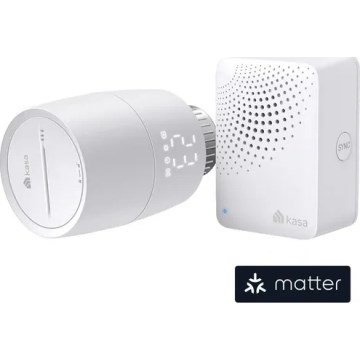 Viedā termostatiskā galviņa ar LCD displeju, 2xAA, Tuya