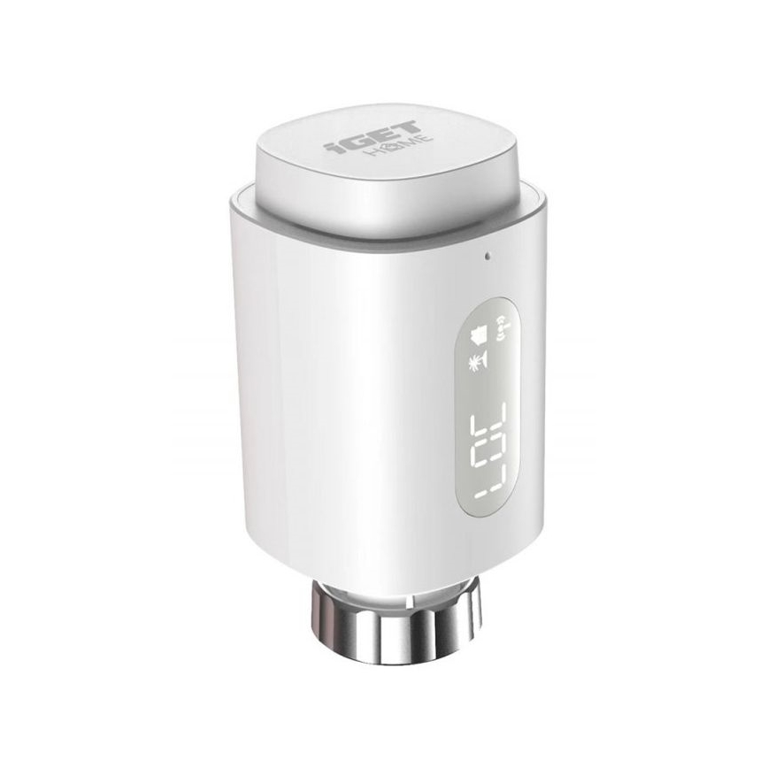 Viedā termostatiskā galviņa ar LED ekrānu 2xAA/3V Zigbee