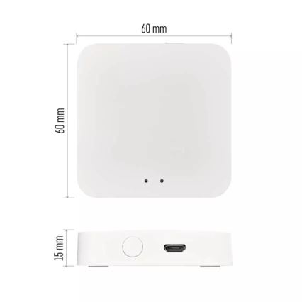 Viedā vārteja GoSmart ZigBee 3.0 5V Wi-Fi