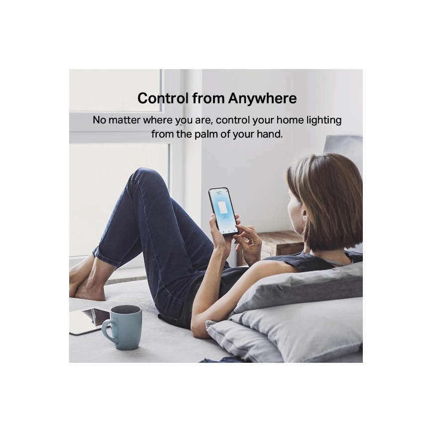 Viedais divu pogu gaismas slēdzis 2xAAA