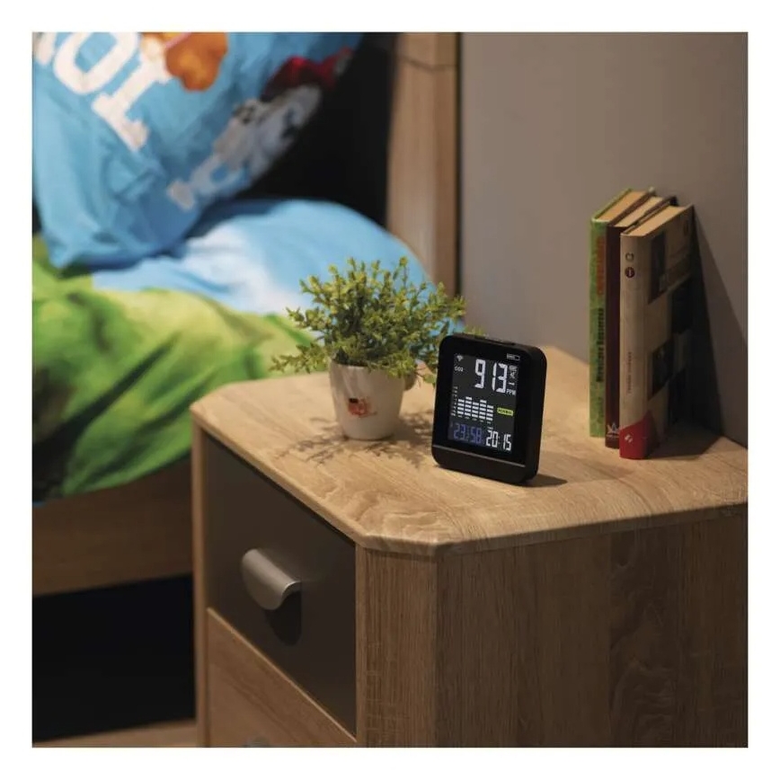 Viedais gaisa kvalitātes monitors GOSMART 5V Wi-Fi