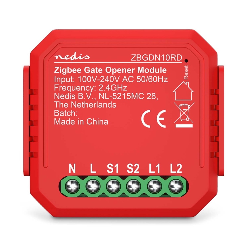 Viedais garāžas durvju slēdzis SmartLife Zigbee Tuya