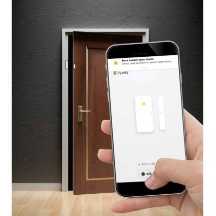 Viedais logu un durvju sensors 3,7V 500 mAh Wi-Fi Tuya