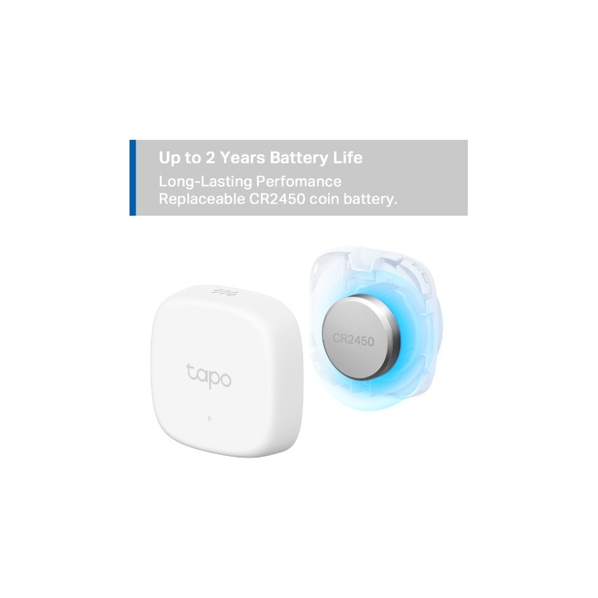 Viedais temperatūras un mitruma sensors 1xCR2450