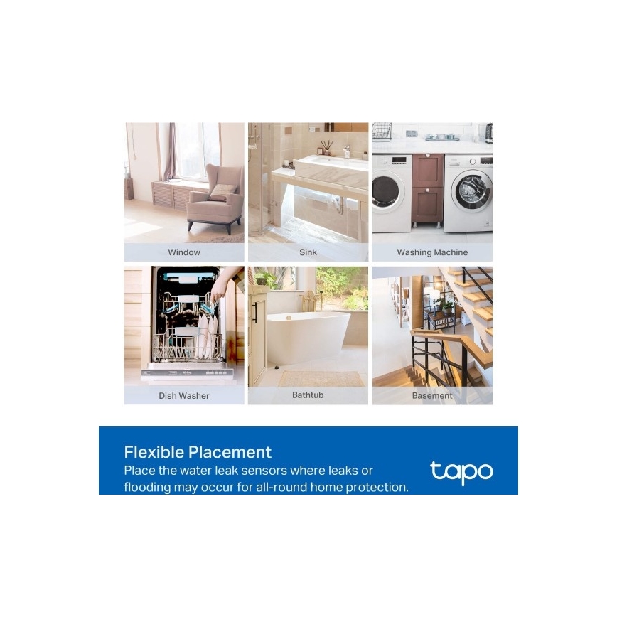 Viedais ūdens noplūdes sensors 2xAAA