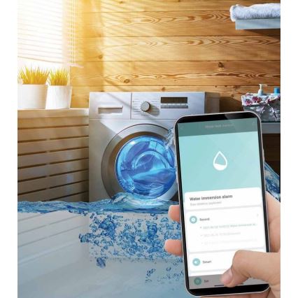 Viedais ūdens noplūdes sensors 3xAAA Wi-Fi Tuya