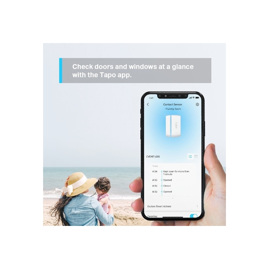 Vieds kontakta sensors 1xCR2032