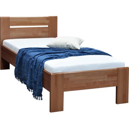 Vienvietīga gulta AMBER 90x200 cm, plūmju krāsā