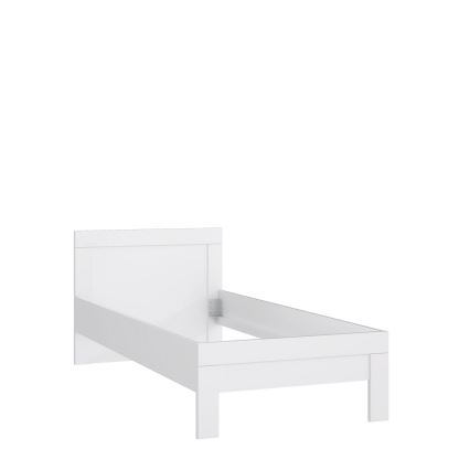 Vienvietīga gulta SNOWIE 90x200 cm balta