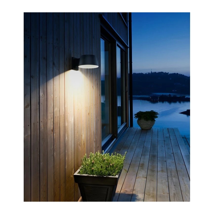 Viking - LED saules sienas gaismeklis ar regulējamu spilgtumu un sensoru LED/1W/3,7V IP44 4000K 2000 mAh