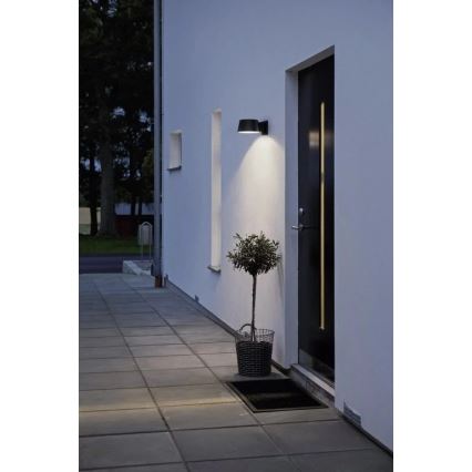 Viking - LED saules sienas gaismeklis ar regulējamu spilgtumu un sensoru LED/1W/3,7V IP44 4000K 2000 mAh