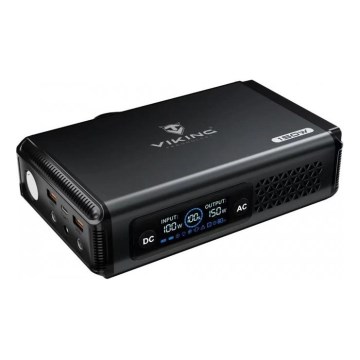 Viking - Lādēšanas stacija ar LED displeju Power Delivery 148 Wh