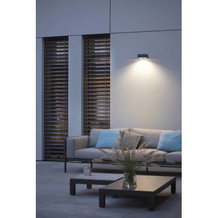 Viking - LED aptumšojams saules sienas gaismeklis ar sensoru LED/2W/3,7V IP65 4000K 2000 mAh