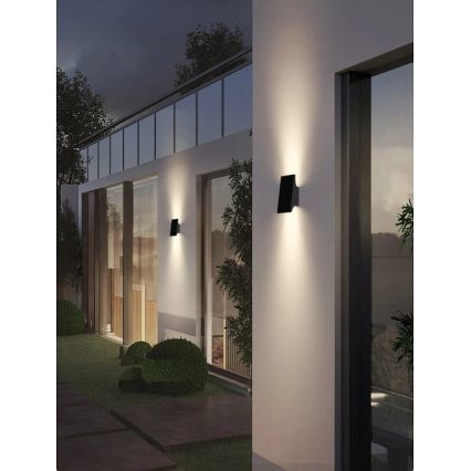 Viking - LED regulējams saules sienas gaismeklis LED/1,5W/3,7V IP65 4000K 2000 mAh